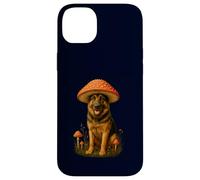 German Shepherd Mushroom Hat Funny Amanita Muscaria Case for iPhone 14 Plus