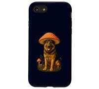 German Shepherd Mushroom Hat Funny Amanita Muscaria Case for iPhone SE (2020) / 7 / 8