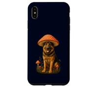 German Shepherd Mushroom Hat Funny Amanita Muscaria Case for iPhone XS Max