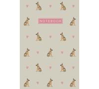 German Shepherd Notebook Hardcover: Cute Aesthetic Lined Journal for German Shepherd Dog Lovers | Grey Cover