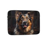 German Shepherd Patterned Laptop Sleeve 12 Inch Shockproof For Slim Protective Notebook Computer Bag Briefcase