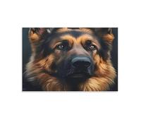 German Shepherd Portrait,1000-piece paper puzzle for adults,26x38cm