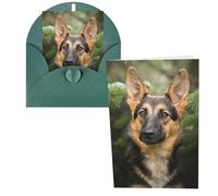 German Shepherd Print Thank You Cards Greeting Cards With Envelopes Blank Note Cards 10x15 cm Perfect for Thank Yous Invitations
