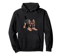 German Shepherd Pup Pullover Hoodie