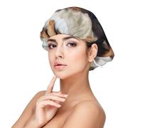 German Shepherd Puppies Print,Adjustable Silk Hair Wrap Adult's Satin Sleeping Cap Hair Women's Elastic Sleep Bonnet