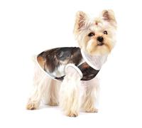 German Shepherd Puppies Print,Cotton Sleeveless Pet T-Shirt Soft Stretchy Puppy Breathable Vest,L