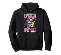 German Shepherd Puppy Pet Cuddling My German Shepherd Pullover Hoodie