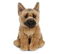 Living Nature German Shepherd Soft Toy | Fluffy Dog Animal | Soft Toy Gift for Kids | 21 cm