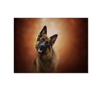 German Shepherd，Puzzles 1000 Pieces Decoration Puzzle for Adults And Kids Gift High Difficulty Game Challenging Puzzles 1000pcs（38x26cm）-H76