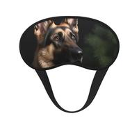 German Shepherd Sleep Mask for Side Sleeper, Blackout Eye Mask for Women Men, Zero Pressure Sleeping Masks Soft Breathable Eye Cover Comfortable Blindfold Eyeshade for Night Sleep