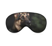 German Shepherd Sleeping Mask, Light Blocking Eye Mask, Comfortable and Soft, Eye Cover with Elastic Band, Suitable for Men and Women, Suitable for Travel/Sleeping