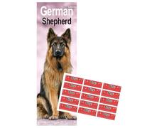 German Shepherd Slim Calendar | 2026 Dog Breed Slimline Calendar | 12 Month | January 2026 To December 2026 | With Free Organisational Stickers
