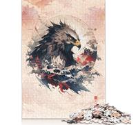 German Shepherd The King Puzzles 1000 Pieces for Teenagers Gifts Wooden Puzzles for Home Decoration 1000pcs (75x50cm)
