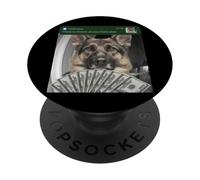 German Shepherd There Is Motion At Your Front Door Silly Dog PopSockets Adhesive PopGrip