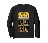 German Shepherd Training Manual Dog Long Sleeve T-Shirt