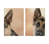 German Shepherd Travel Passport Wallet Credit Card Holder Cover Case Protector