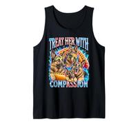 German Shepherd Treat Her with Compassion Gen Z Bootleg Tank Top