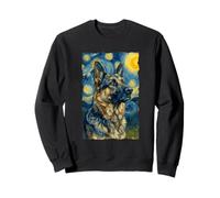 German Shepherd Van Gogh Funny Dog Lover Owner Sweatshirt