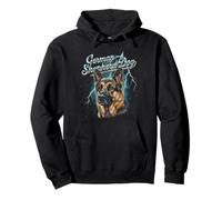 German Shepherd Vintage 90s Dog Lover 80's German Shepherd Pullover Hoodie