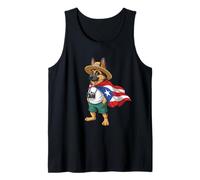 German ShepherdPuerto Rico Flag Rican Taino Boricua Kids Tank Top
