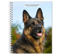 German Shepherds | 2026 6 x 7.75 Inch Spiral-Bound Wire-O Weekly Engagement Planner Calendar | New Full-Color Image Every Week | BrownTrout | Animals Dog Breeds Pets