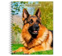 German Shepherds 2027 6 X 7.75 Inch Spiral-Bound Wire-O Weekly Engagement Planner Calendar New Full-Color Image Every Week