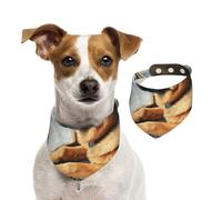 German Shepherds Cotton Dog Bandanas - Washable Cotton Handkerchief Scarf Triangle Bandana for Small Medium Large Dog,Cat, Black