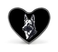 German Shepherds Dog Brooch Pins Heart Badge Button Tie Lapel Backpack Pin Decoration for Women Men