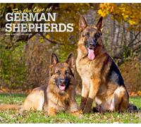 German Shepherds, For the Love of 2026 Deluxe Flap Foil Calendar
