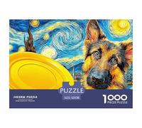 German ShepherdSophisticated 1000-Piece Jigsaw Puzzles for Adults Comprised of 1000 Individually Challenging Puzzle Game Pieces - Conceived As An Exceptional Gift Jigsaw Puzzles for Adults And Kids A