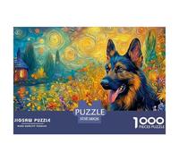 German ShepherdSuperior 1000-Piece Jigsaw Puzzles for Adults Delivering A Series of Challenging Educational Games - Positioned As The Ideal Educational Gift Jigsaw Puzzles for Adults And Kids Age 12
