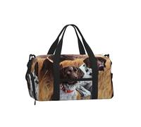 German Short-Haired Pointer Dog Fall, Handheld Crossbody Sports Luggage Bag, Sports Duffels, Large Capacity Travel Bag for Women and Men
