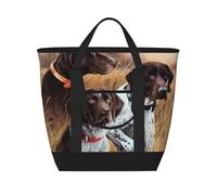 German Short-Haired Pointer Dog Fall,Lunch Bags Large Capacity Insulated Tote Bag For Women Men Work Picnic Travel