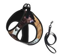 German Short-Haired Pointer Dog Fall,Pet Harness,Adjustable Reflective Dog Harness,Pet Leash Vest,L