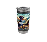 German Shorthair Pointer Funny GSP DAD MOM Stainless Steel Insulated Tumbler