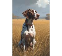 German Shorthair Pointer GSP 6 x 9 College Ruled Notebook: 6 x 9 College Ruled Notebook 120 Pages