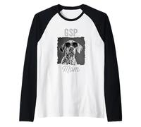 German Shorthair Pointer GSP MOM Raglan Baseball Tee