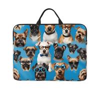 German Shorthair Pointer in Glasses Basic Laptop, 16.5 inch Laptop / Notebook/Tablet Bag, Waterproof Briefcase Sleeve