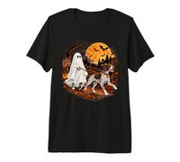 German Shorthaired Dog Ghost Spooky Halloween Costume Premium T-Shirt