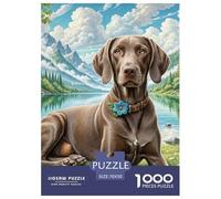 German Shorthaired Pointer 1000 Piece Jigsaw Puzzles for Adults Perfect for Relaxation Dog Home Decoration Premium Box Packaging 70x50cm/1000pcs