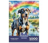 German Shorthaired Pointer 1000 Pieces Jigsaw Puzzles for Adults And Children Fun Challenging Brainteasing Colourful Creativity Fully Interlocking 70x50cm/1000pcs