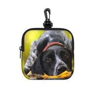 German Shorthaired Pointer Autumn Pets Dogs, Square Zipper Storage Bag, Neoprene Coin Purse, Small Wallets, Change Pouch, Change Purse