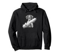 German Shorthaired Pointer Cucumber Pickle Pullover Hoodie