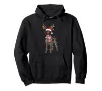 German Shorthaired Pointer Dog Christmas Xmas Puppy Lover Pullover Hoodie
