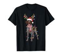 German Shorthaired Pointer Dog Christmas Xmas Puppy Lover T-Shirt