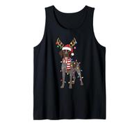 German Shorthaired Pointer Dog Christmas Xmas Puppy Lover Tank Top