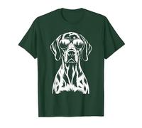 German Shorthaired Pointer Dog GSP T-Shirt, Men, Dark Green, 3X-Large