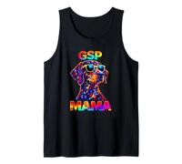 German Shorthaired Pointer Dog Mama Pop Art Cool Dog Mom Tank Top