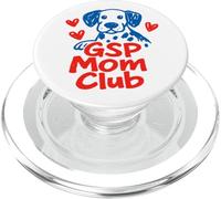 German Shorthaired Pointer Dog Mom Club GSP Lover PopSockets PopGrip for MagSafe