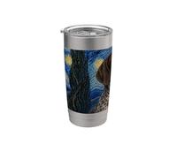 German Shorthaired Pointer Dog Van Gogh Starry Night Stainless Steel Insulated Tumbler